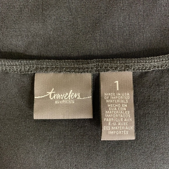 Chico's Travelers Classic Chain Mesh Tank Size 1 - Picture 5 of 6